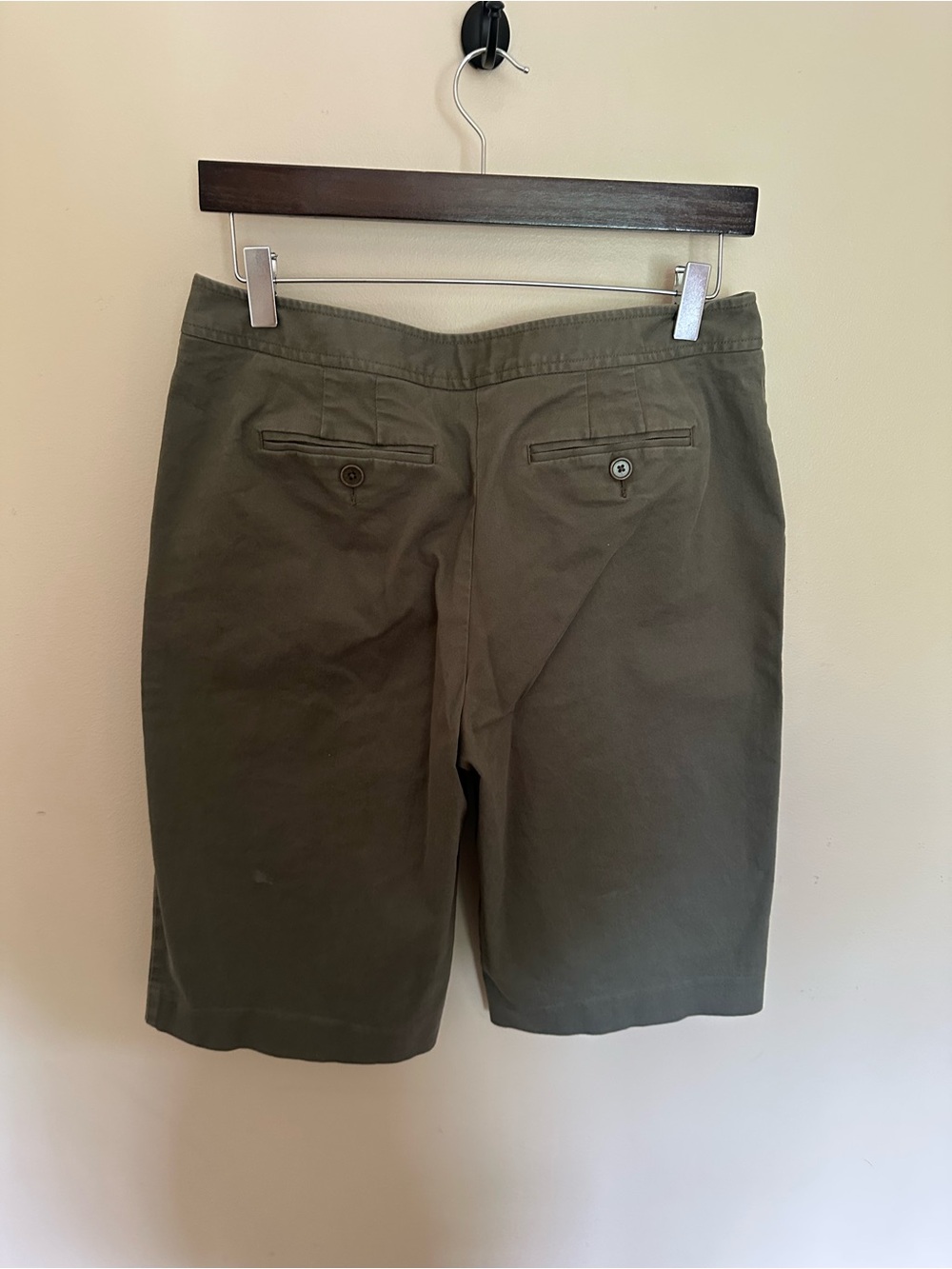 Talbots Olive Green Bermuda Shorts - Picture 3 of 3